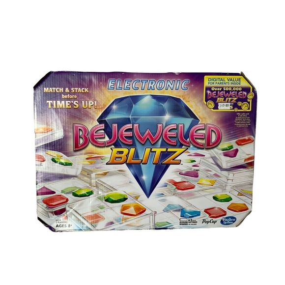 Bejeweled Blitz‎ Electronic Board Match & Stack Game COMPLETE - Picture 1 of 10